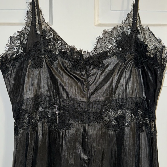 NWT ROBERT RODRIGUEZ BLACK LACE SLIP DRESS - Picture 9 of 14